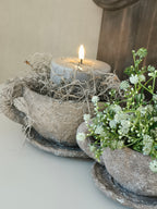 Kop en schotel Grey