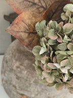 Kunst Hortensia groen