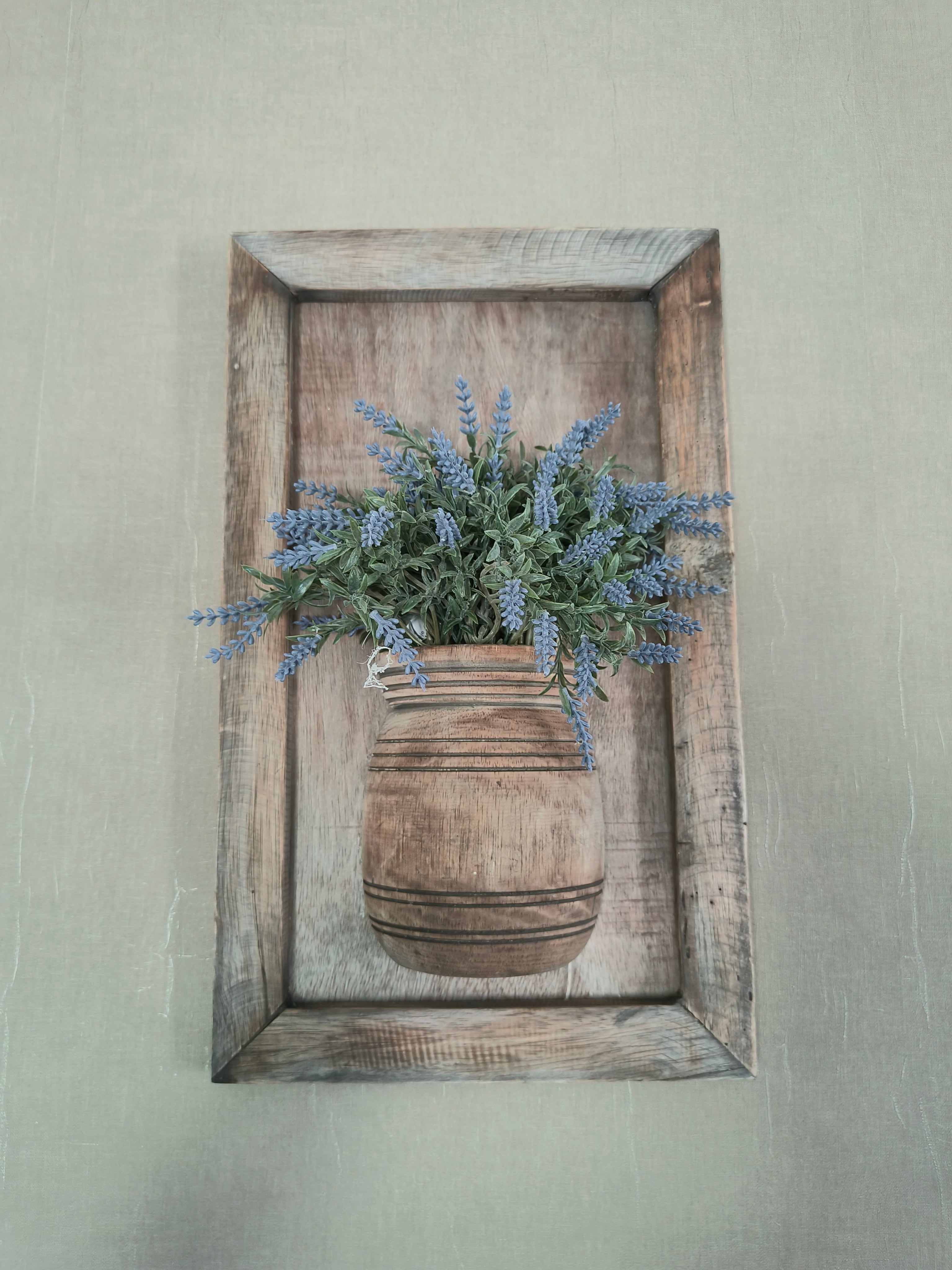 Houten wandbord