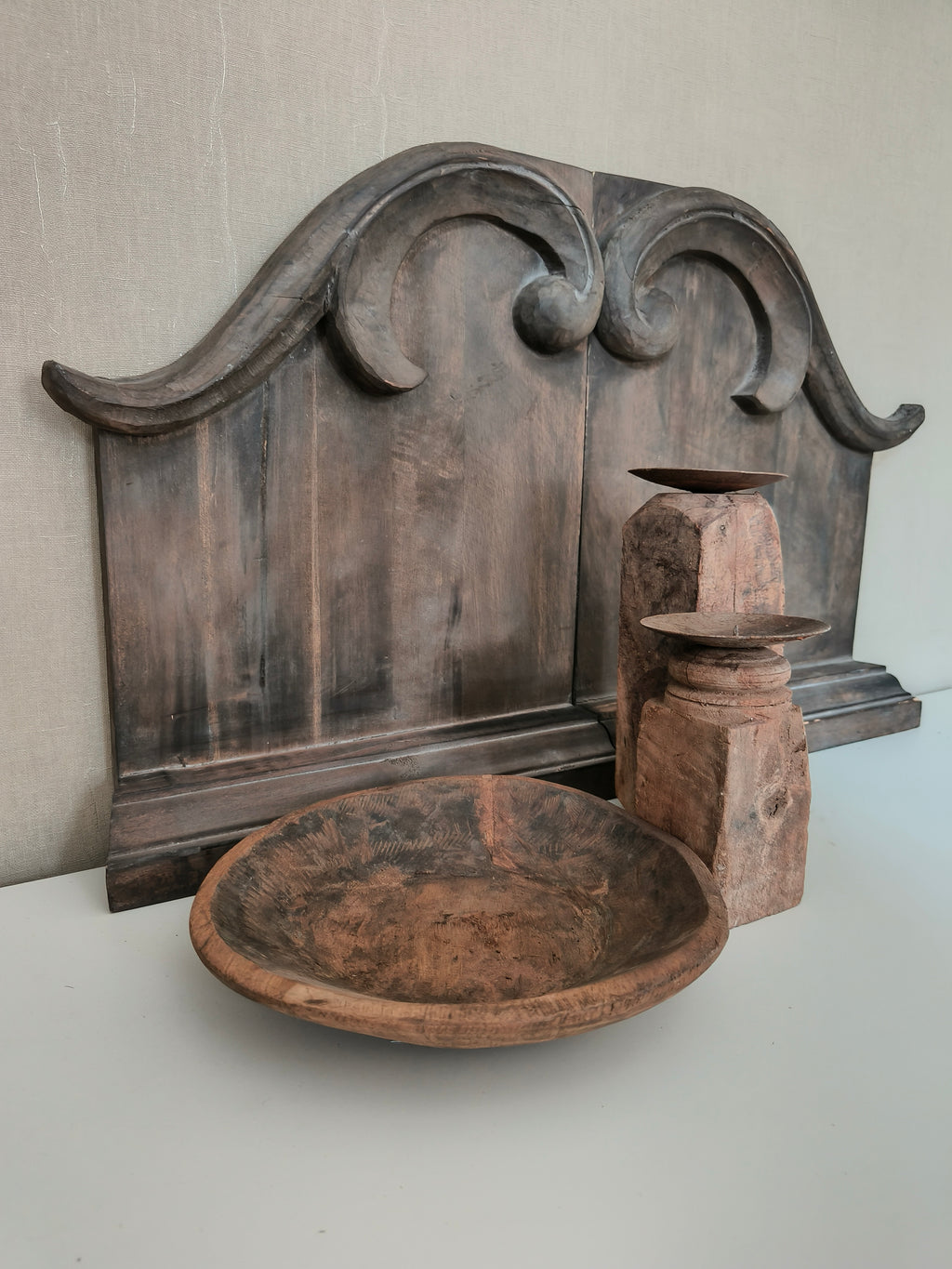 Houten schaal